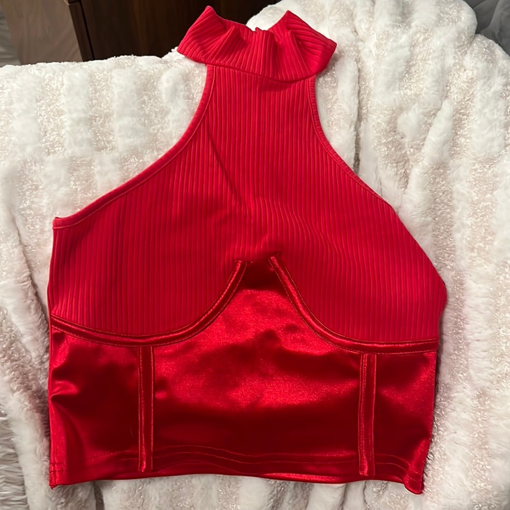 Red Halter Top